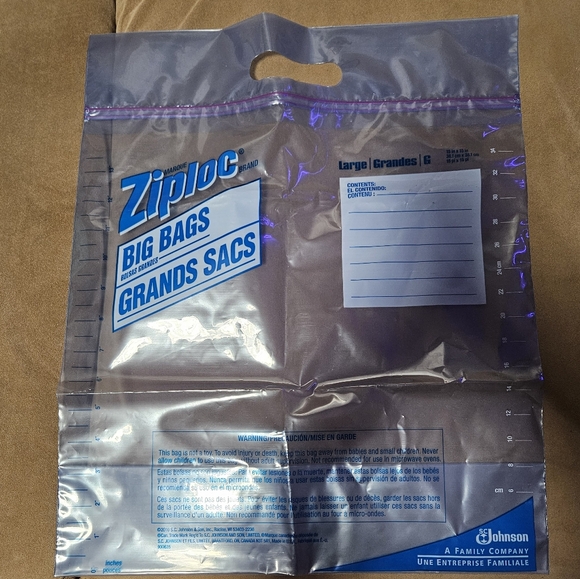 Ziploc 5 big bags size large - Picture 3 of 5